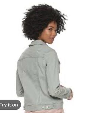 Sonoma Light Gray Denim Jean Jacket